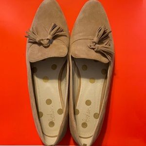 Boden Suede tasseled Flats; very gentle wear.